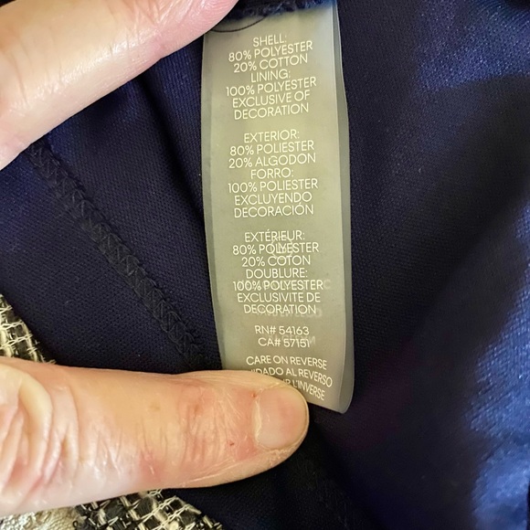 💥Karl Lagerfeld Paris Tweed-look Pocket Dress💥 NWT - Picture 7 of 12